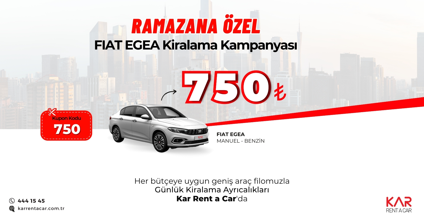 Ramazana Özel Fiat Egea Günlük Kampanya