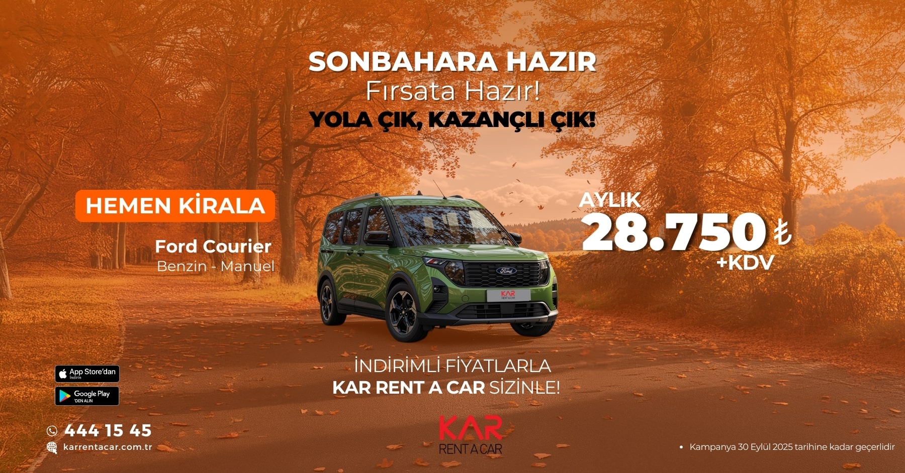 Ford Courier Bahar Eylül Kampanyası