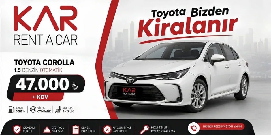 Toyota Corolla Benzinli Kampanyası