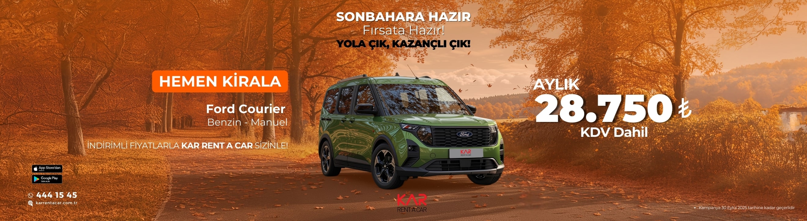 Ford Courier Bahar Eylül Kampanyası