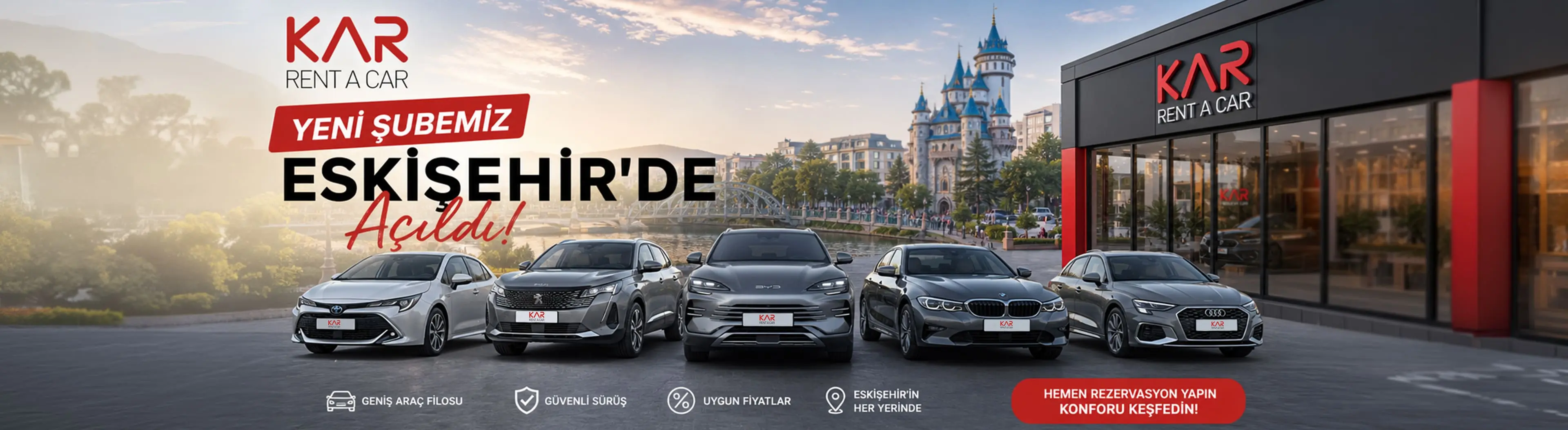 Kar Rent a Car Eskişehir'de Açıldı