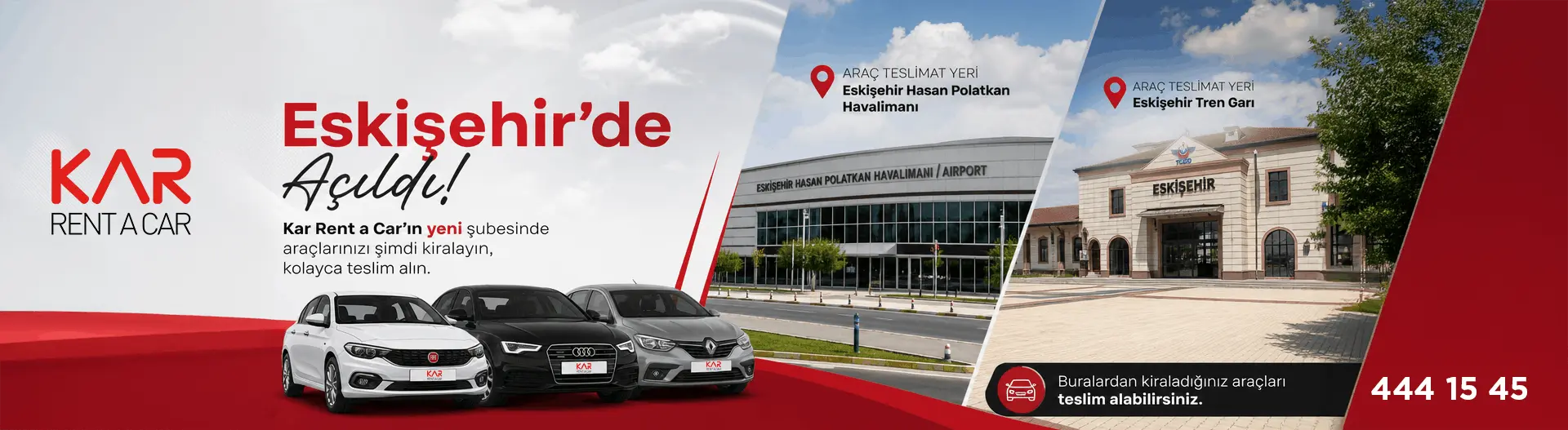 Teslimat Adresleri - Eskişehir Havalimanı - Tren Garı